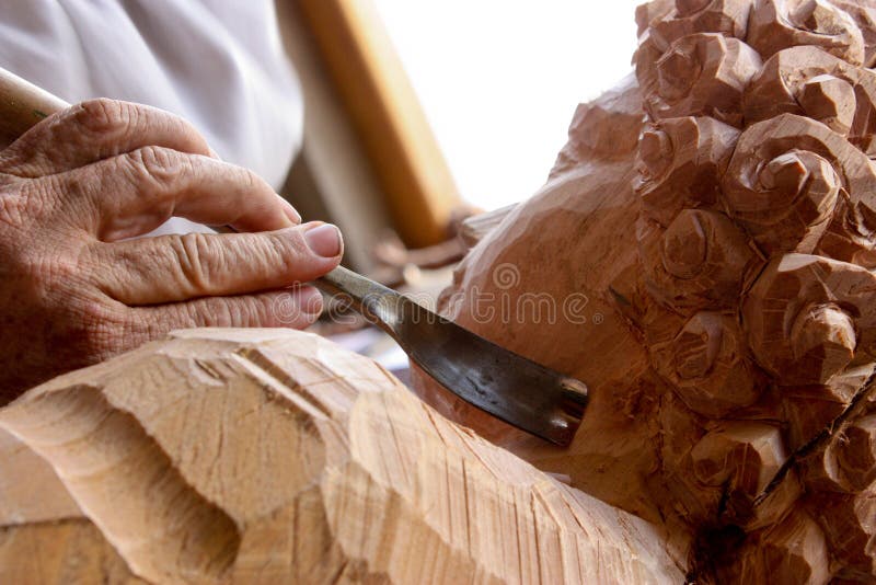 Carving the Statue