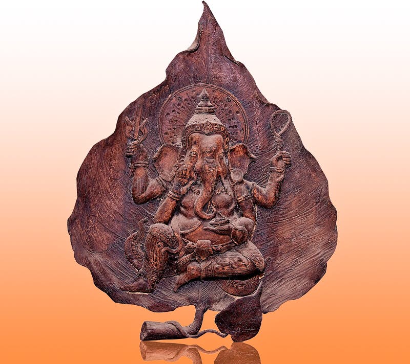 The Carving wood of ganesha