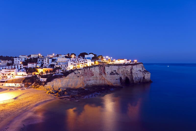 Carvoeiro in the Algarve Portugal