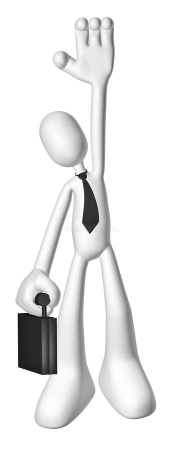 Personaje 3D ilustración del vector