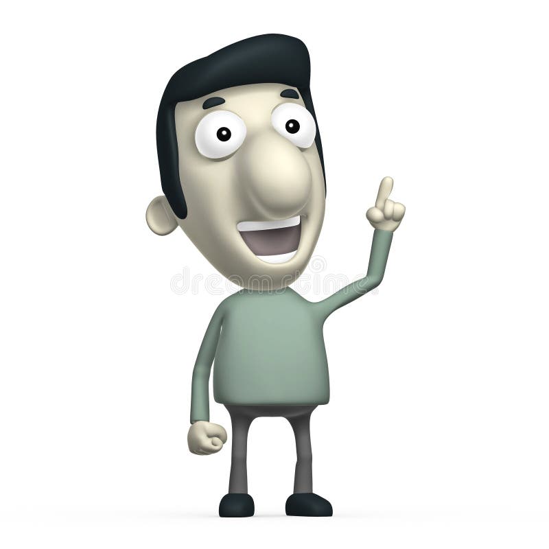 Personaje 3D de dibujos animados libre illustration