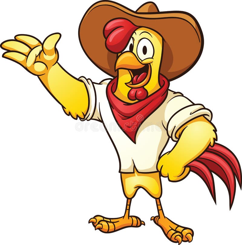 Farm chicken character. Vector clip art illustration with simple gradients. All in a single layer. Farm chicken character. Vector clip art illustration with simple gradients. All in a single layer.