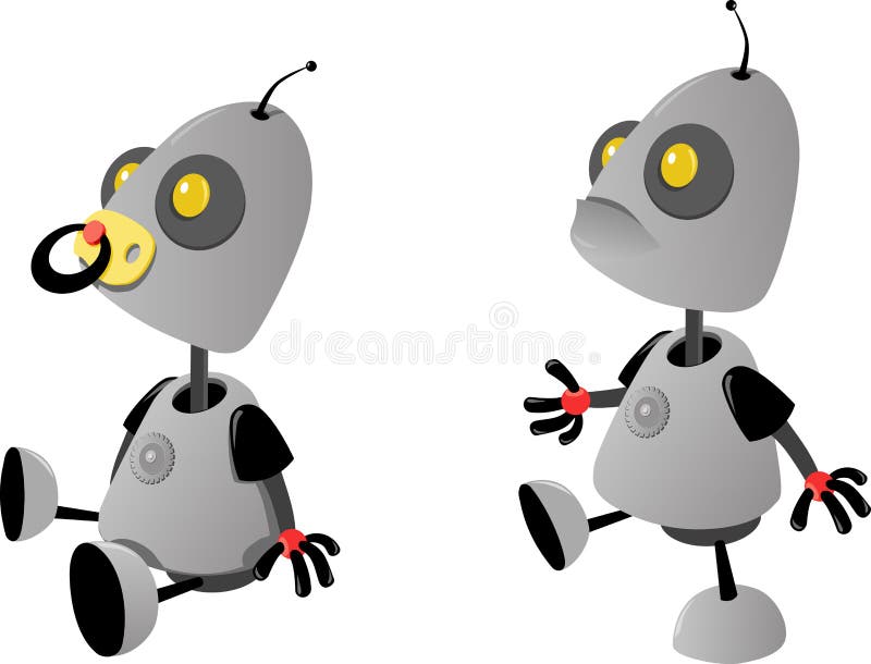Carácter del robot del bebé libre illustration