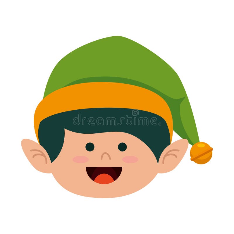 Carácter principal lindo de la Navidad del duende libre illustration Carácter principal lindo de la Navidad del duende libre illustration