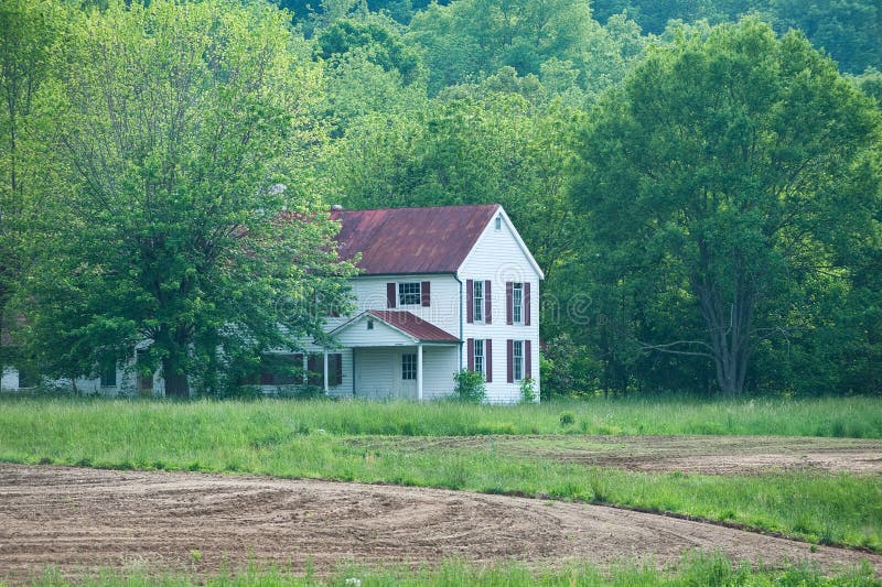 Casa abandonada de la granja en Kentucky imagen de archivo libre de regalías Casa abandonada de la granja en Kentucky imagen de archivo libre de regalías