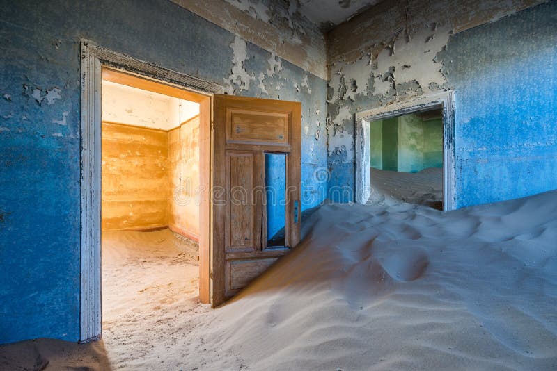 Casa abandonada em Kolmanskop, Namíbia
