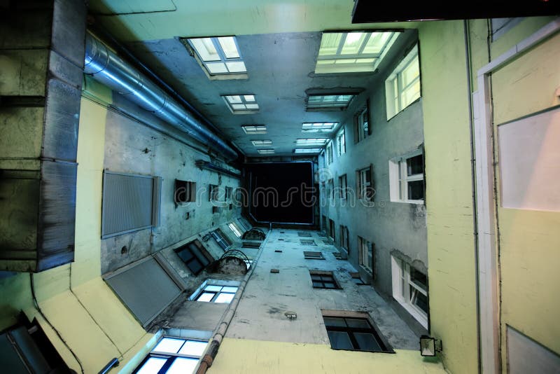 Casa abstrata do túnel imagens de stock Casa abstrata do túnel imagens de stock