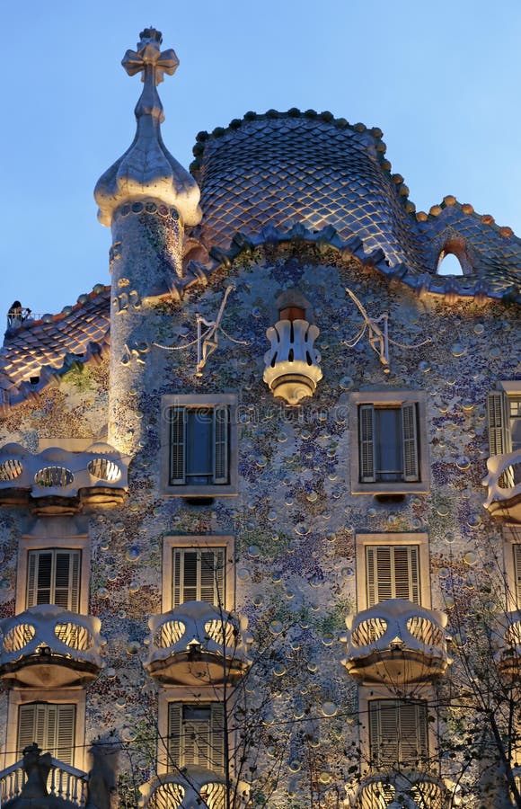 Casa batllo gaudi stock photos