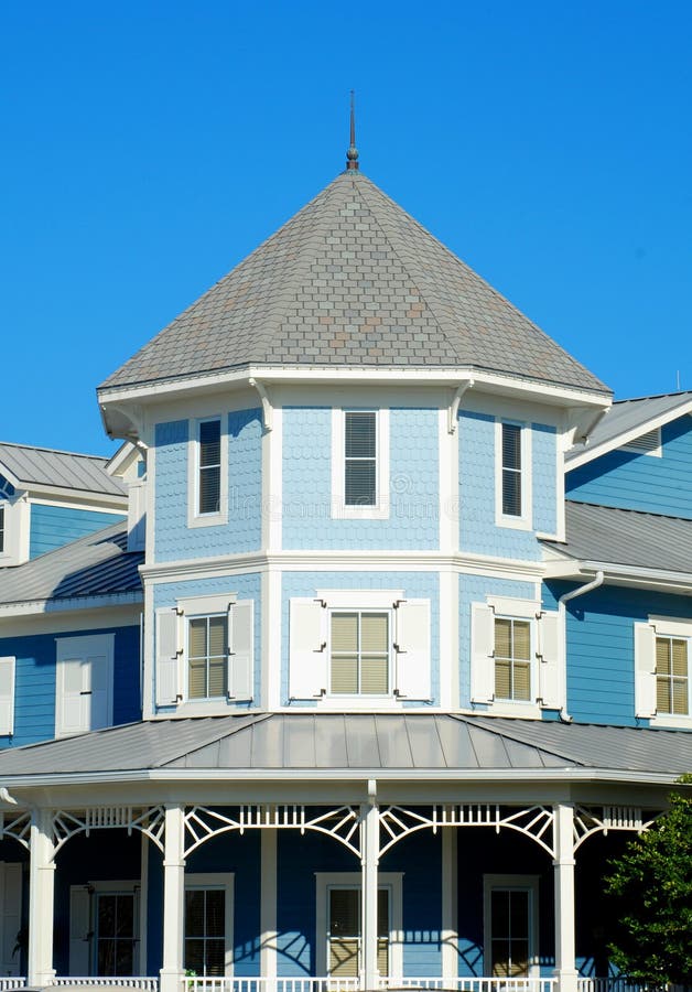 Casa blu del Victorian