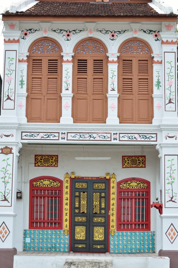 Old Chinese Heritage House at Taiping town in Perak State, Malaysia. Old Chinese Heritage House at Taiping town in Perak State, Malaysia.