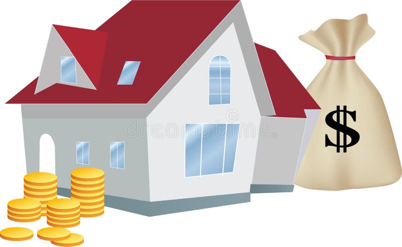 Casa come investimento vantaggioso illustrazione vettoriale Casa come investimento vantaggioso illustrazione vettoriale