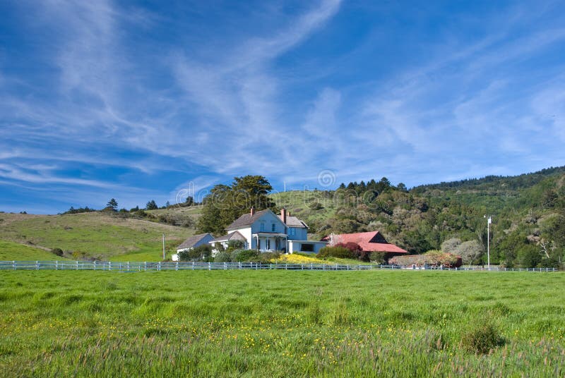 Casa de campo fotografia de stock