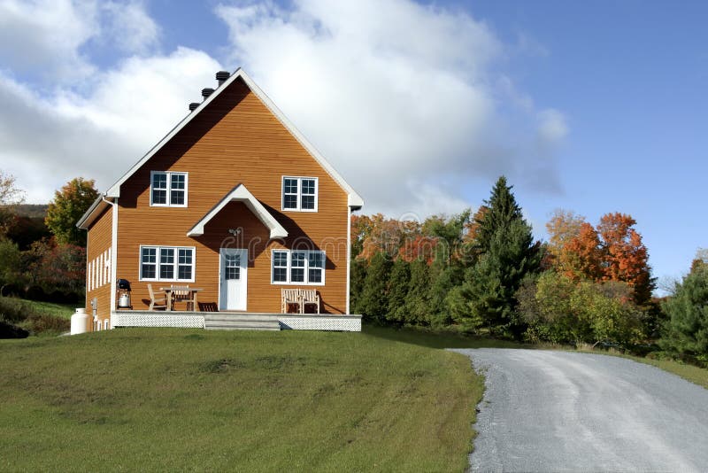 Casa de campo imagens de stock royalty free