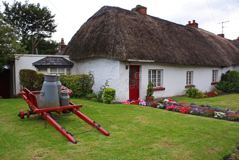 Casa de campo irlandesa velha