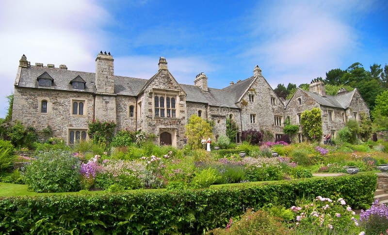 Casa de Cotehele fotos de stock royalty free Casa de Cotehele fotos de stock royalty free