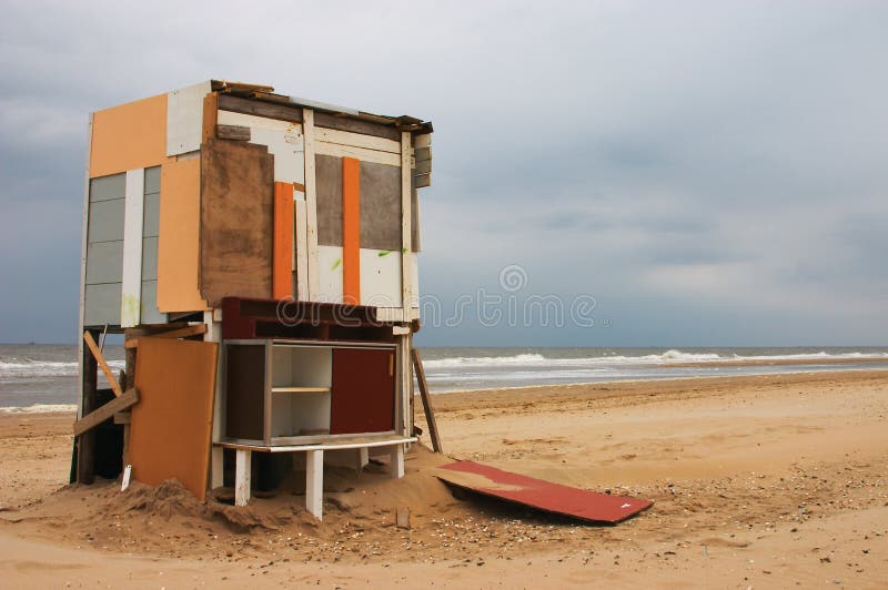 This 'beautiful' beach house was located at Zandvoort, The Netherlands. This 'beautiful' beach house was located at Zandvoort, The Netherlands