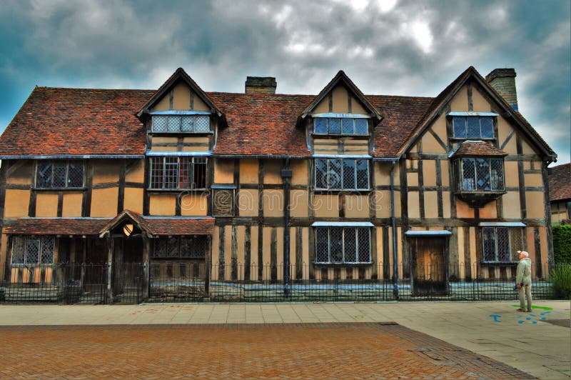Casa De Willaim Shakespeare Imagen de archivo editorial Imagen de