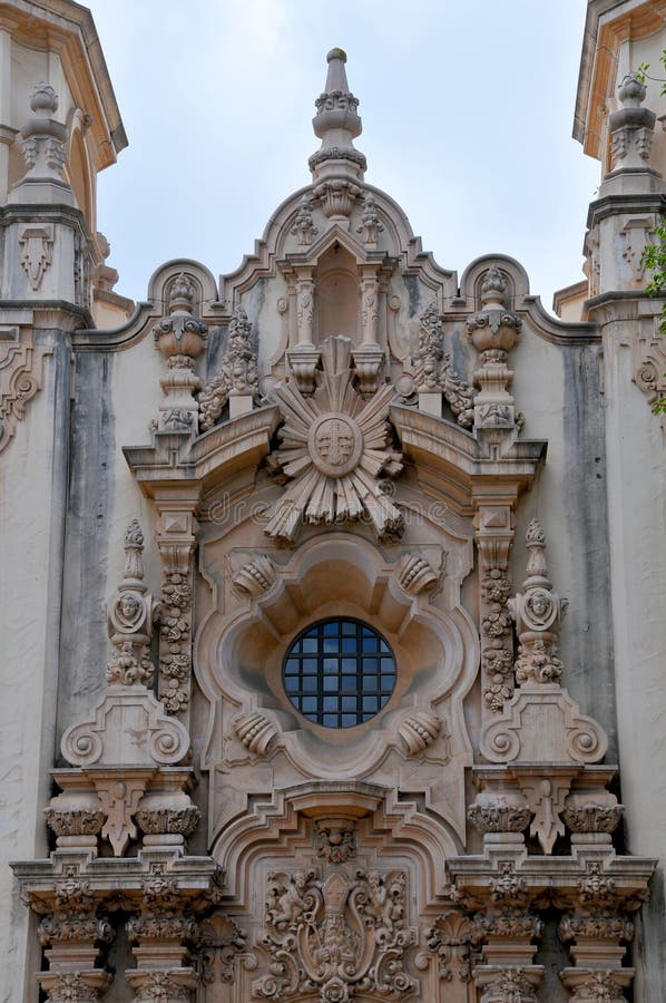Casa del Prado Theater bij Balboapark in San Diego California royalty-vrije stock foto Casa del Prado Theater bij Balboapark in San Diego California royalty-vrije stock foto