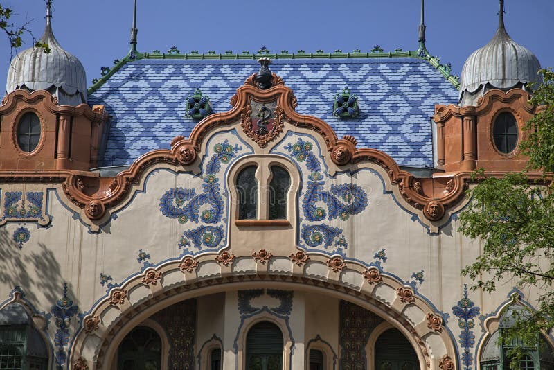 Casa di Ferenc Raichle dell'architetto in Subotica, Serbia immagine stock libera da diritti Casa di Ferenc Raichle dell'architetto in Subotica, Serbia immagine stock libera da diritti