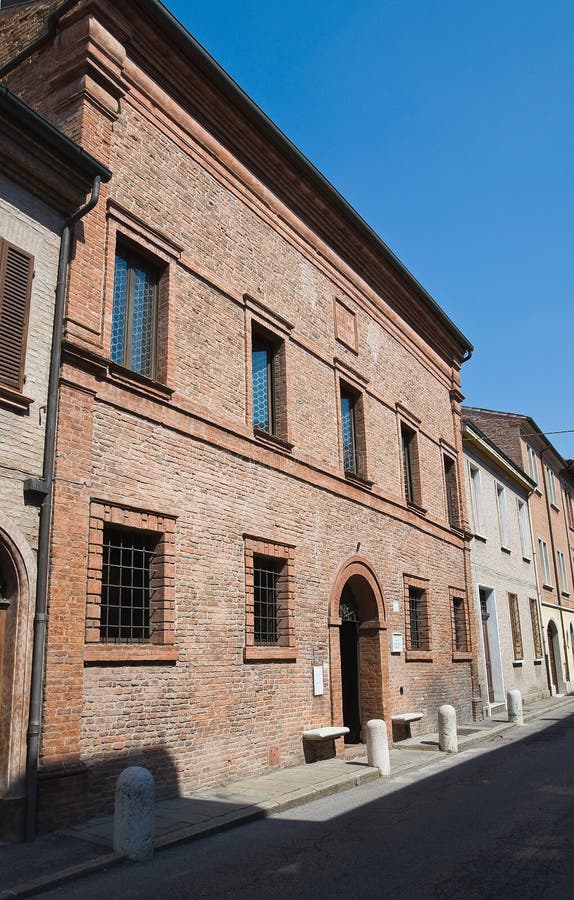 House of Ludovico Ariosto. Ferrara. Emilia-Romagna. Italy. House of Ludovico Ariosto. Ferrara. Emilia-Romagna. Italy.