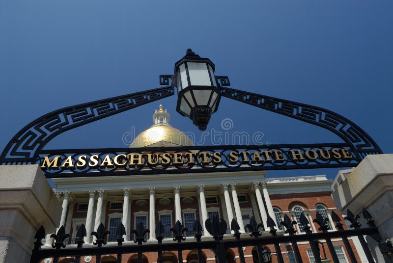 Casa do estado de Massachusetts imagem de stock royalty free Casa do estado de Massachusetts imagem de stock royalty free