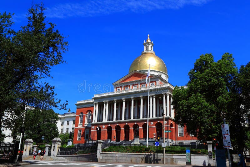 Casa do estado de Massachusetts fotografia de stock royalty free Casa do estado de Massachusetts fotografia de stock royalty free