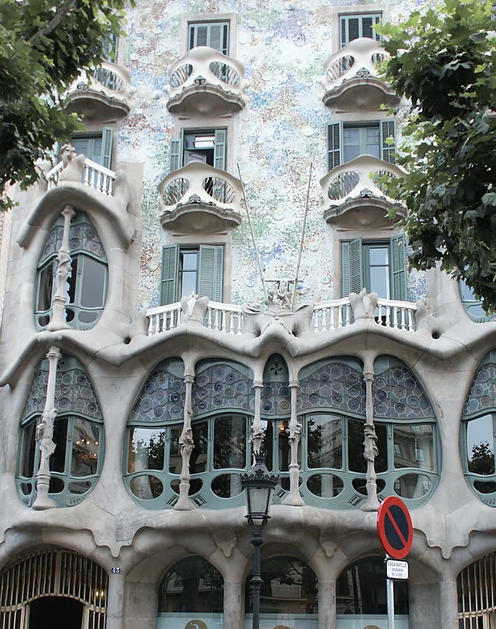 Casa Gaudi determinado imagenes de archivo Casa Gaudi determinado imagenes de archivo