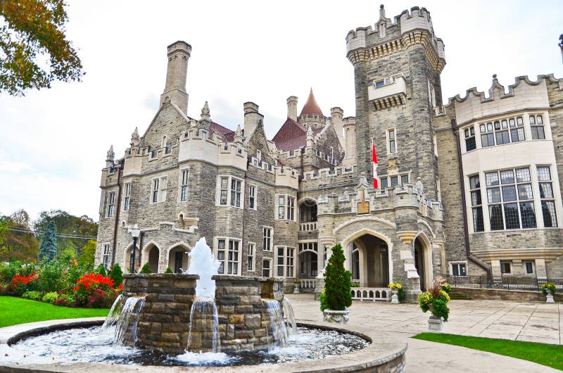 Casa Loma in Toronto editorial image. Image of castle 65911295