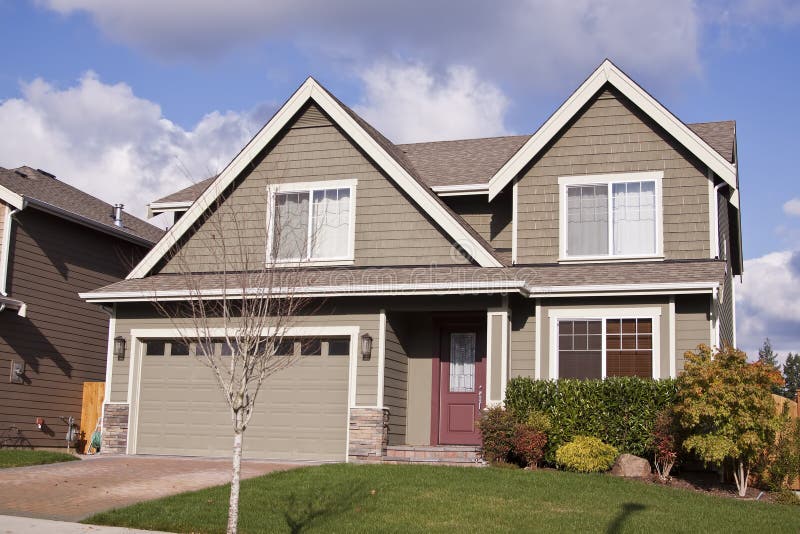 Casa de família de luxo foto de stock royalty free