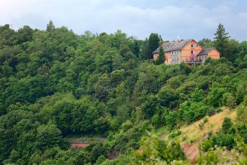 Casa solitaria foto de archivo