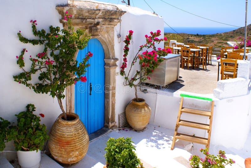 Casa tradicional griega en Kithira imágenes de archivo libres de regalías