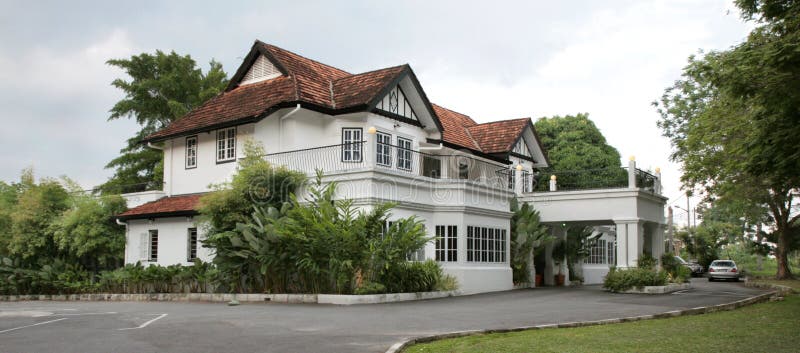 Old refurbished colonial house in Perak Malaysia. Old refurbished colonial house in Perak Malaysia