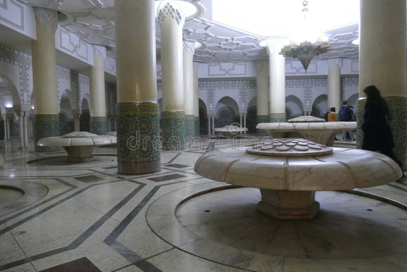  Ablutions  Area  Of The Hassan II Mosque  Stock Photo Image 