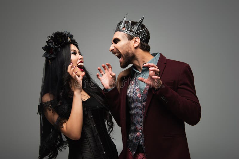 Fantasia halloween casal vampiro