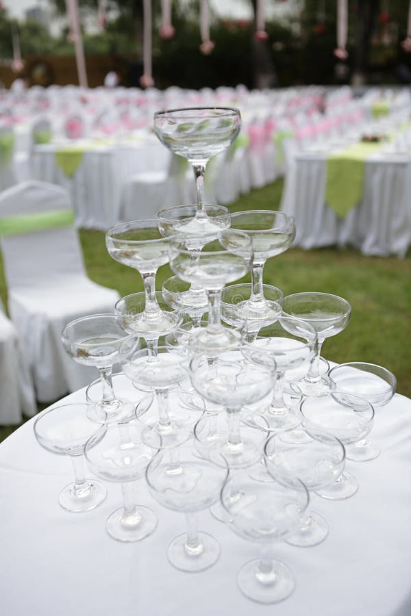 Casamento de Champagne imagens de stock Casamento de Champagne imagens de stock