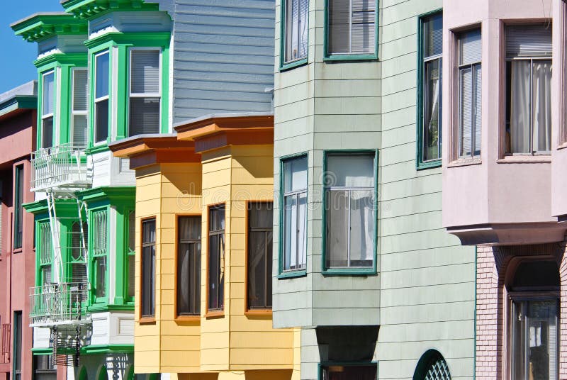Casas coloridas de San Francisco
