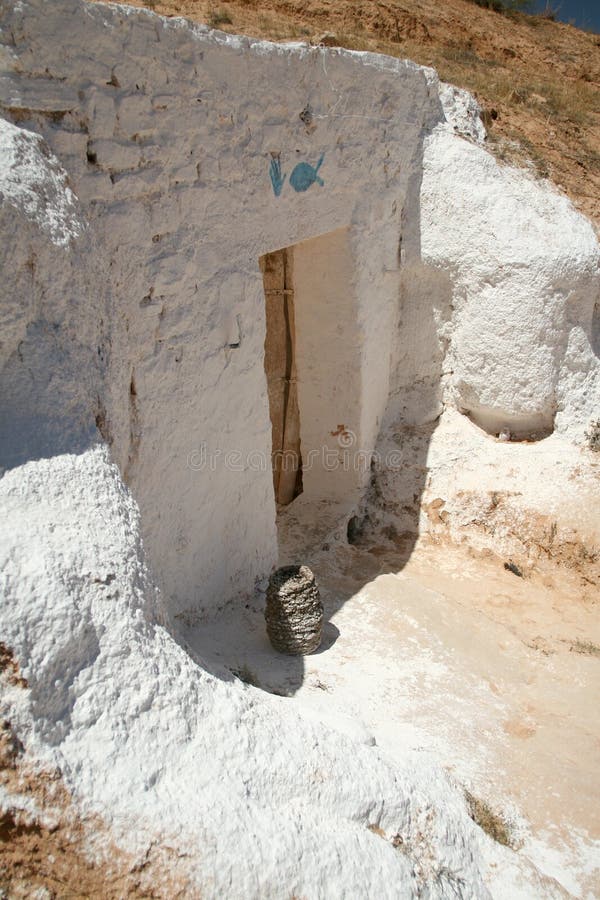 Traditional berber house, Matmata, Sahara, Tunisia. Traditional berber house, Matmata, Sahara, Tunisia