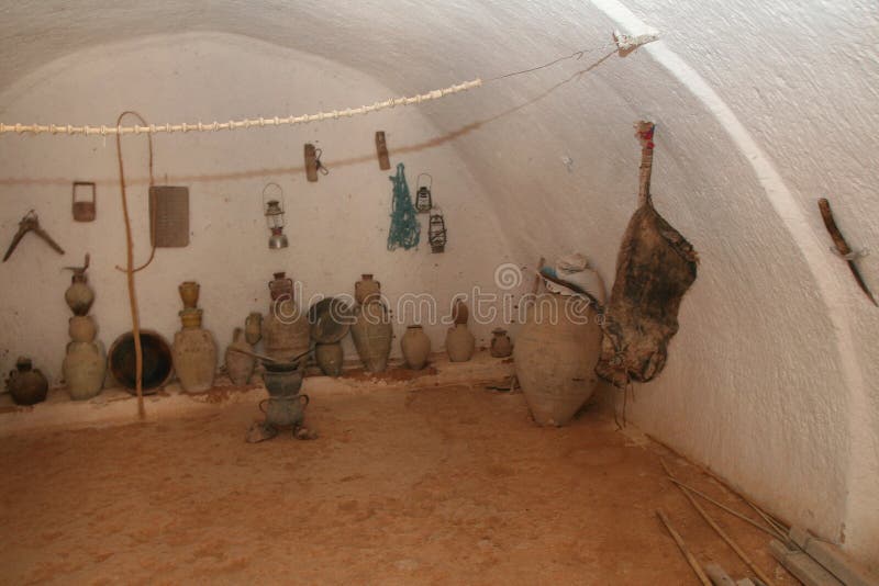 Traditional berber house, Matmata, Sahara, Tunisia. Traditional berber house, Matmata, Sahara, Tunisia