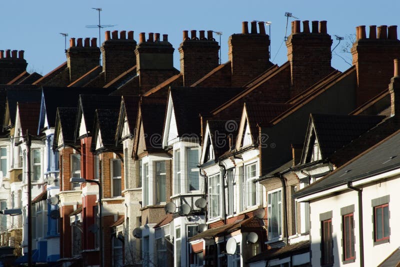 Casas de Londres imágenes de archivo libres de regalías Casas de Londres imágenes de archivo libres de regalías