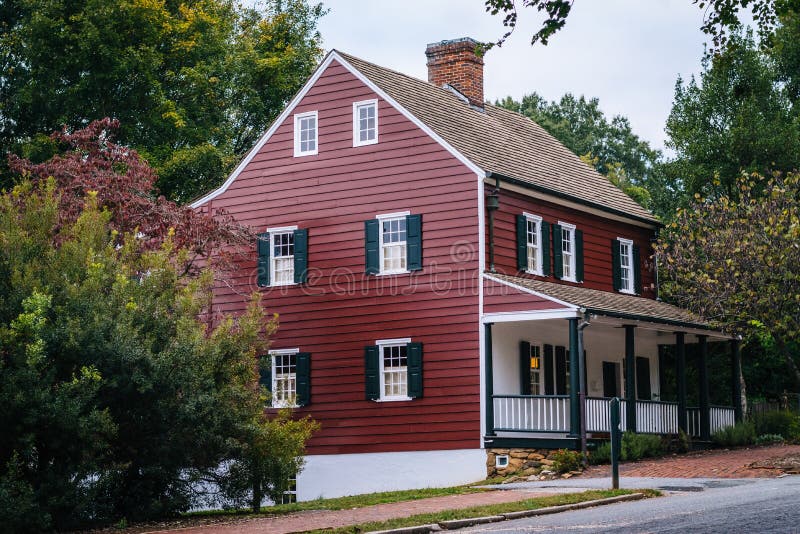 Old houses in the Old Salem Historic District, in downtown Winston-Salem, North Carolina. Old houses in the Old Salem Historic District, in downtown Winston-Salem, North Carolina.