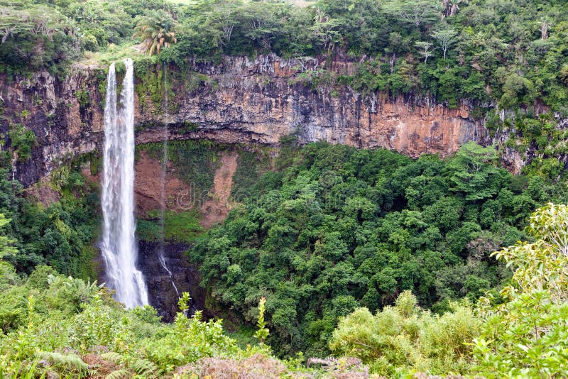 Cascadas de Chamarel en Isla Mauricio, paisaje
