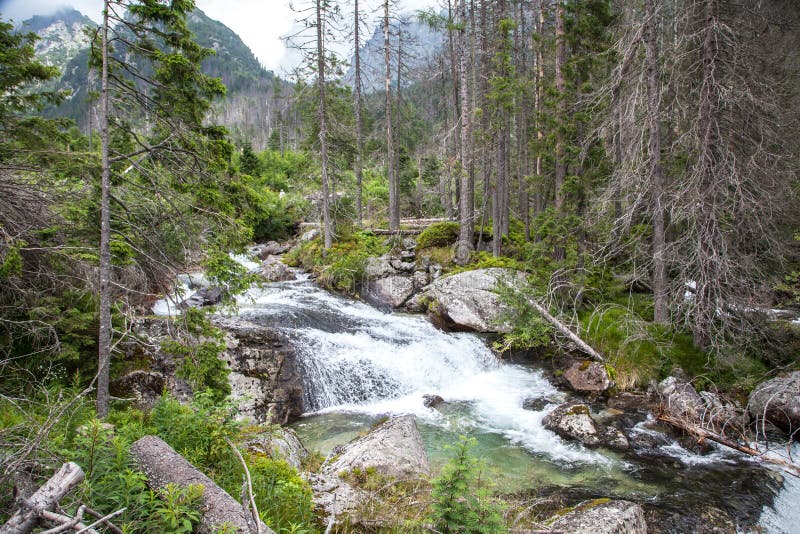 Cascade in High Tatras , Slovakia