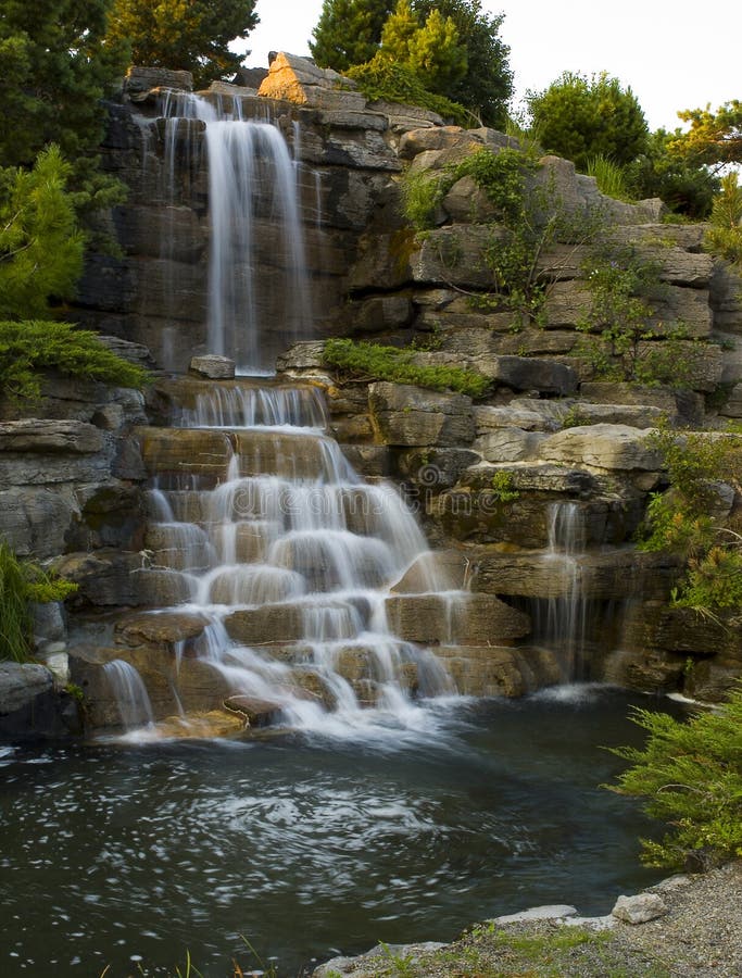 Cascade à écriture ligne par ligne image stock Cascade à écriture ligne par ligne image stock