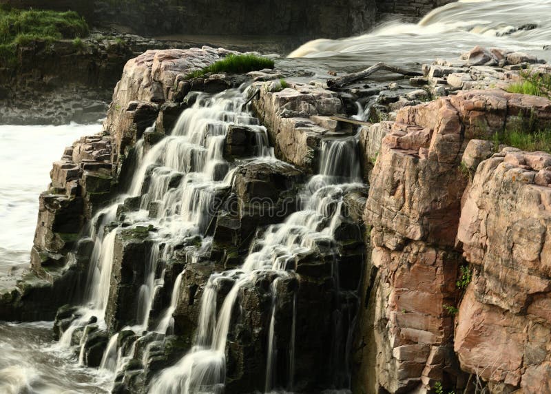 cascading-water-at-sioux-falls-stock-photo-image-of-beauty-flow