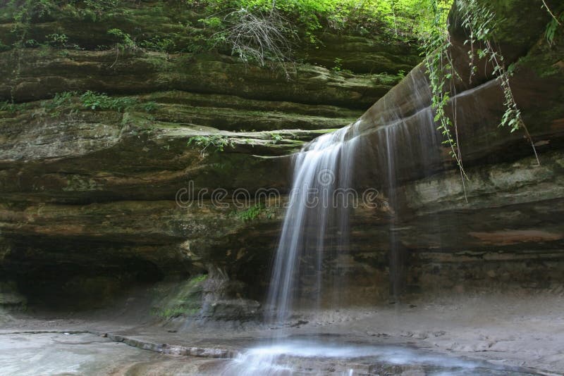Cascata di Lasalle a roccia affamata, U.S.A. immagini stock libere da diritti Cascata di Lasalle a roccia affamata, U.S.A. immagini stock libere da diritti