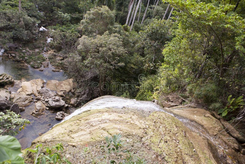 Cascata di Soroa, Pinar del Rio, Cuba fotografia stock Cascata di Soroa, Pinar del Rio, Cuba fotografia stock