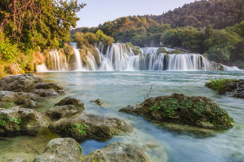 Cascate del fiume di Krka, Dalmazia, Croazia