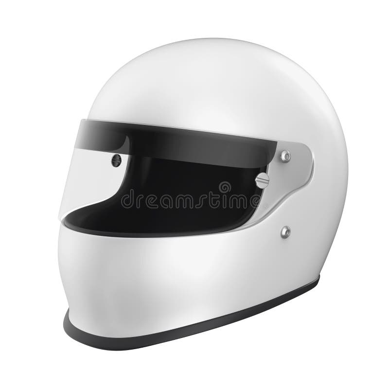 Casco di automobilismo isolato royalty illustrazione gratis