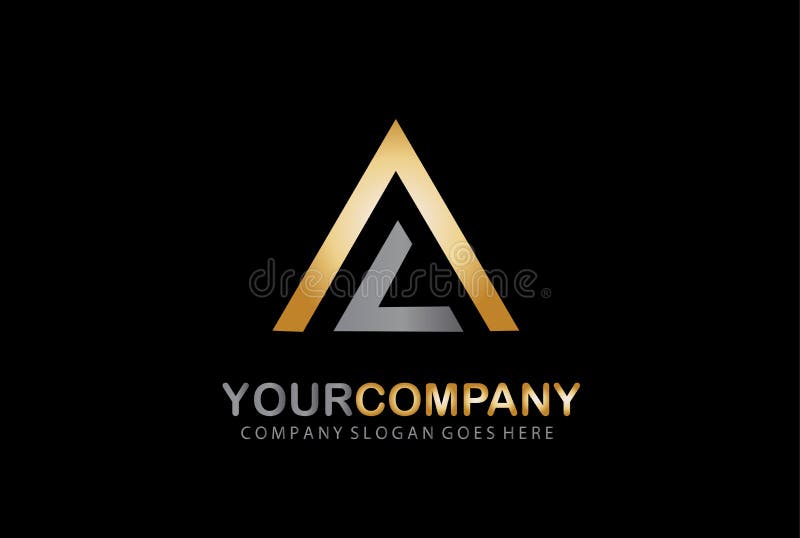 Case del bene immobile?, appartamenti da vendere o per affitto Diriga il marchio Logo della lettera della LA piramide illustrazione vettoriale Case del bene immobile?, appartamenti da vendere o per affitto Diriga il marchio Logo della lettera della LA piramide illustrazione vettoriale