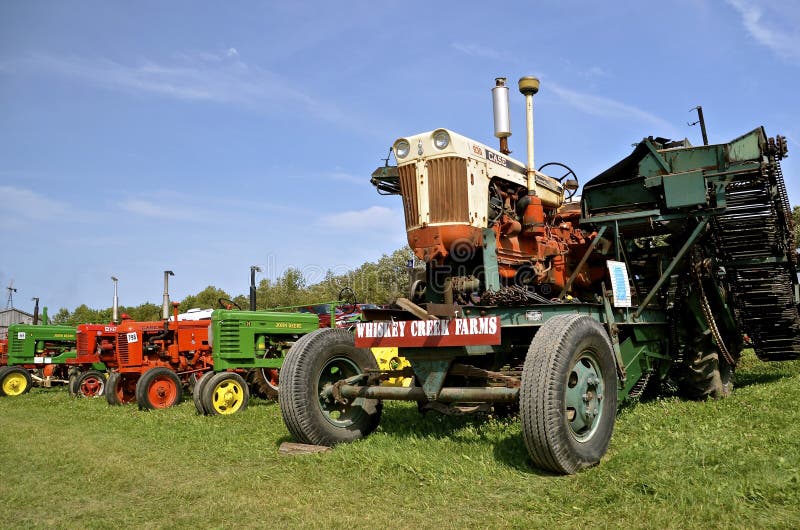 Antique potato harvester stock photo. Image of cash, wheels 60911504